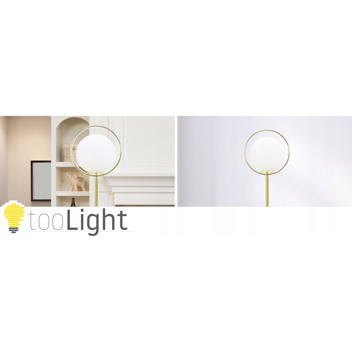 Lampa Stojąca Podłogowa Nowoczesna Złota Glamour