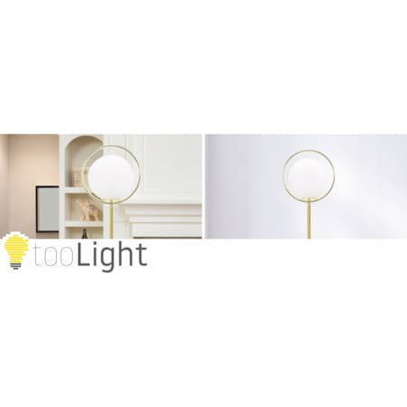 Lampa Stojąca Podłogowa Nowoczesna Złota Glamour