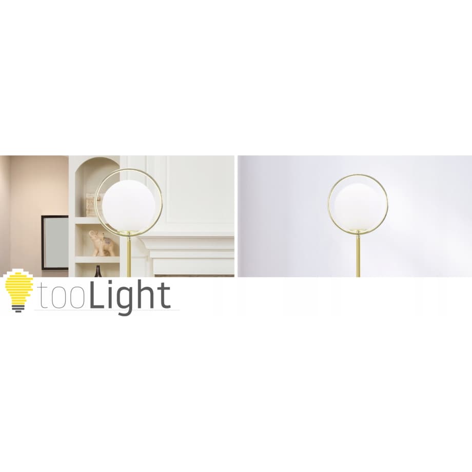 Lampa Stojąca Podłogowa Nowoczesna Złota Glamour