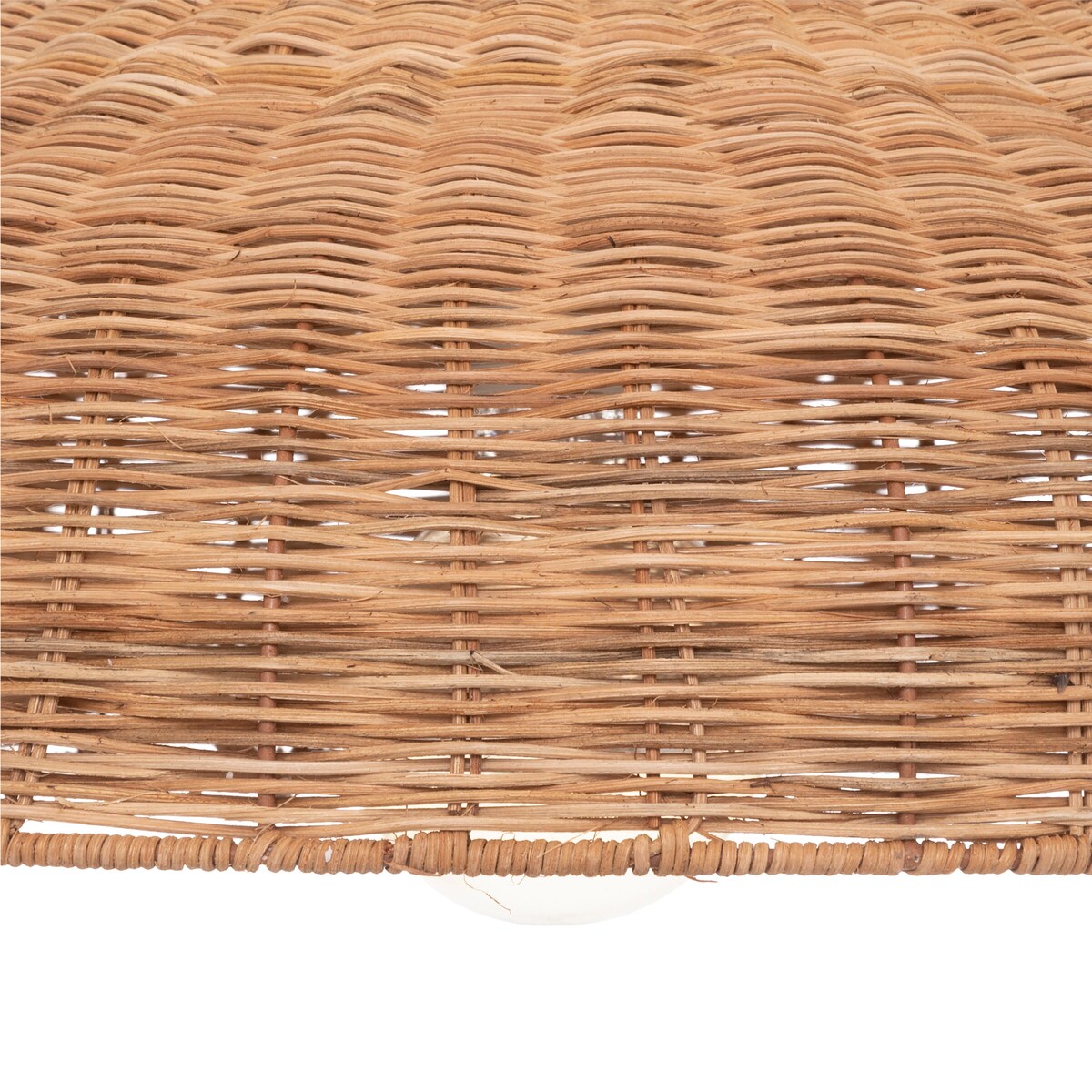 Lampa wisząca ORIGANES z rattanowym kloszem, Ø 58 cm