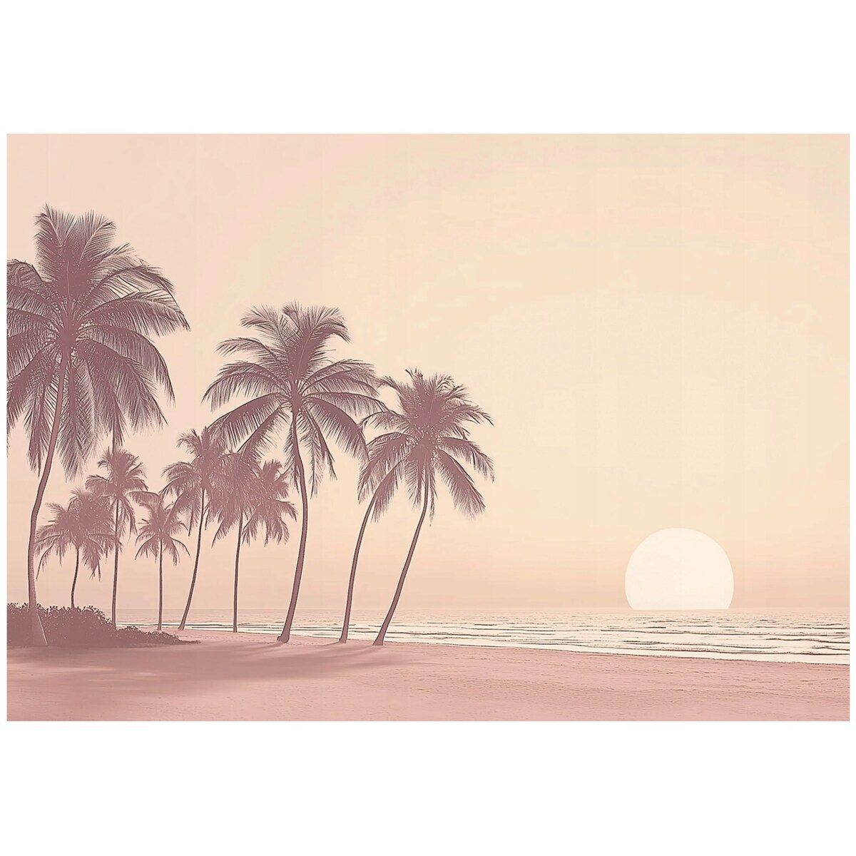 Fototapeta Do Sypialni Salonu Na Flizelinie Plaża Krajobraz Beżowy 250x175