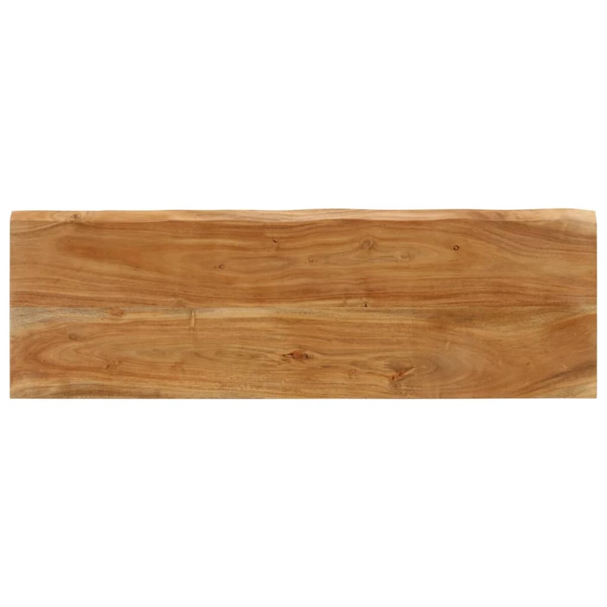 vidaXL Ławka z naturalną krawędzią drewna, 105 cm, drewno akacjowe