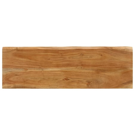 vidaXL Ławka z naturalną krawędzią drewna, 105 cm, drewno akacjowe
