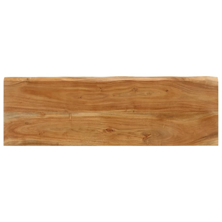 vidaXL Ławka z naturalną krawędzią drewna, 105 cm, drewno akacjowe