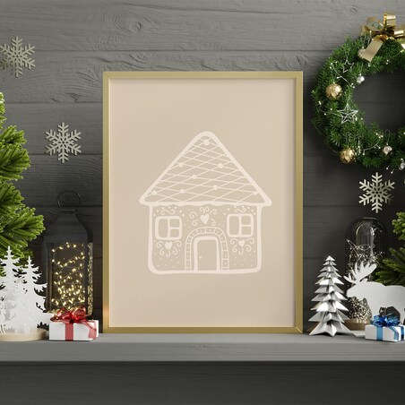 Plakat dla dzieci Domek 20x30