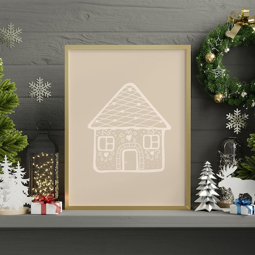 Plakat dla dzieci Domek 20x30