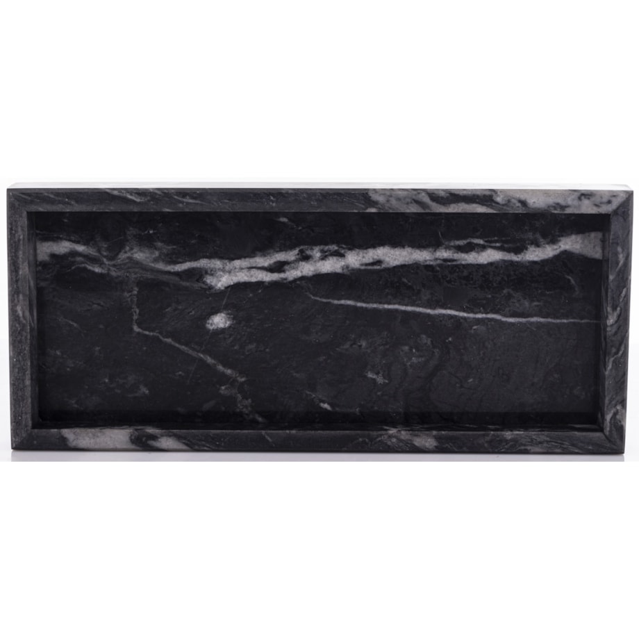 Taca dekoracyjna 30x13x3 cm MARMARILO ciemnoszara small