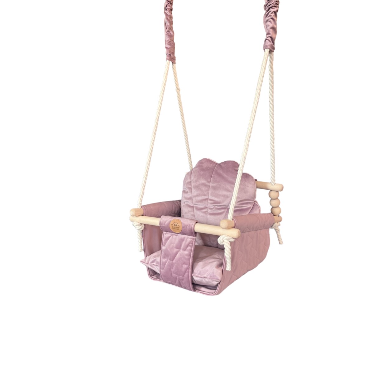 Huśtawka klasyczna - shell velvet wrzos