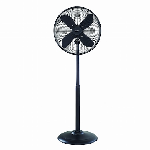 Wentylator stojący podłogowy 40cm 50W metalowy czarny KLAUSBERG