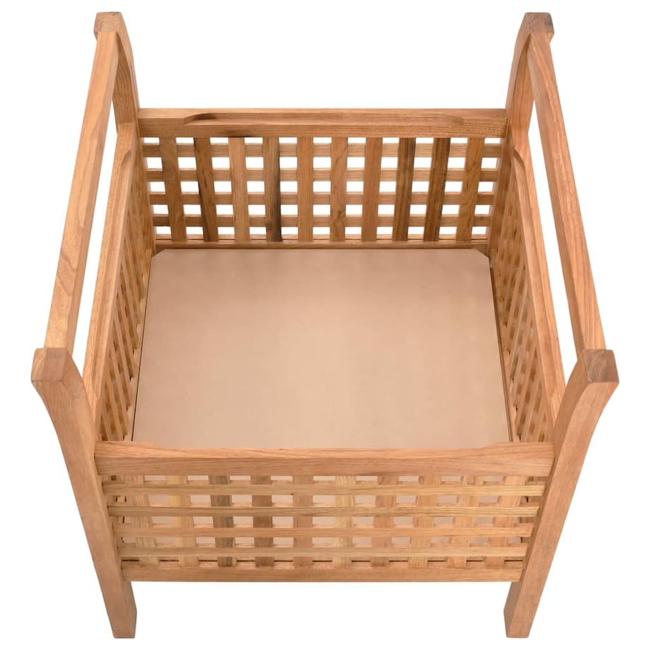 vidaXL Ławka ze schowkiem, 49x48x49 cm, lite drewno orzechowe