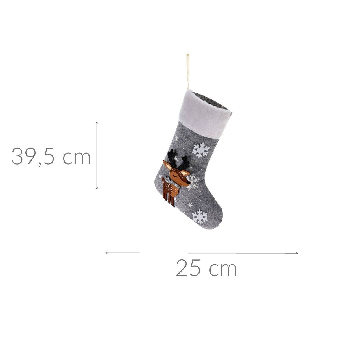 Skarpeta świąteczna na kominek, 25 x 39,5 cm