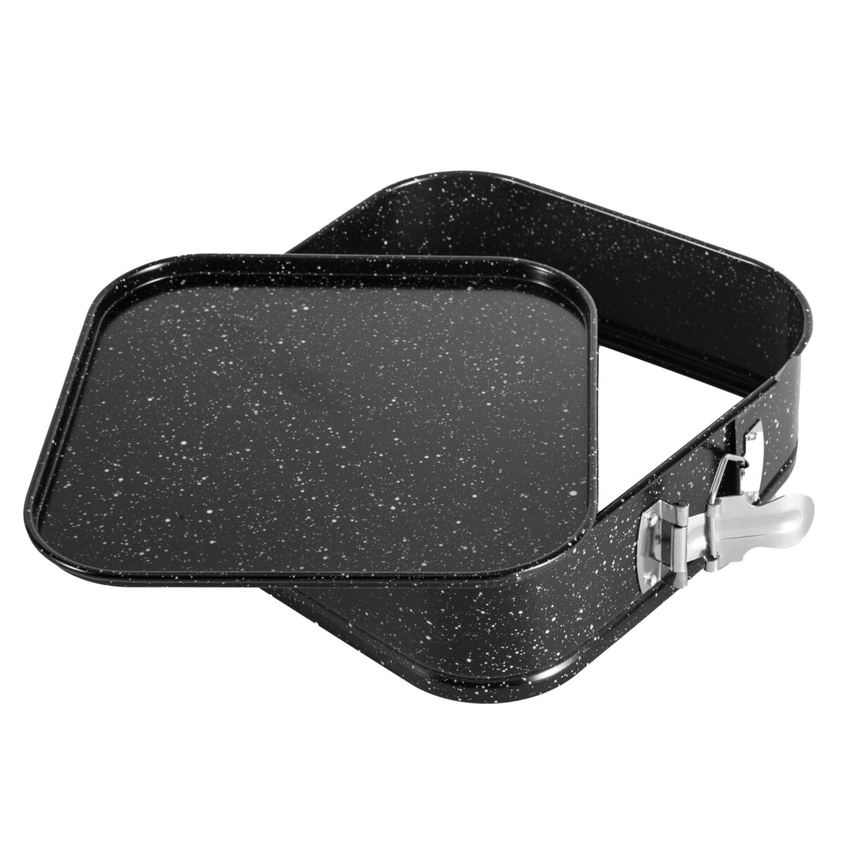 Forma do pieczenia tortownica otwierana blacha czarna 20x20CM BRUNBESTE BB-7716