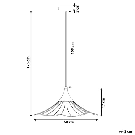 Lampa wisząca MAZARO Metal Miedziany