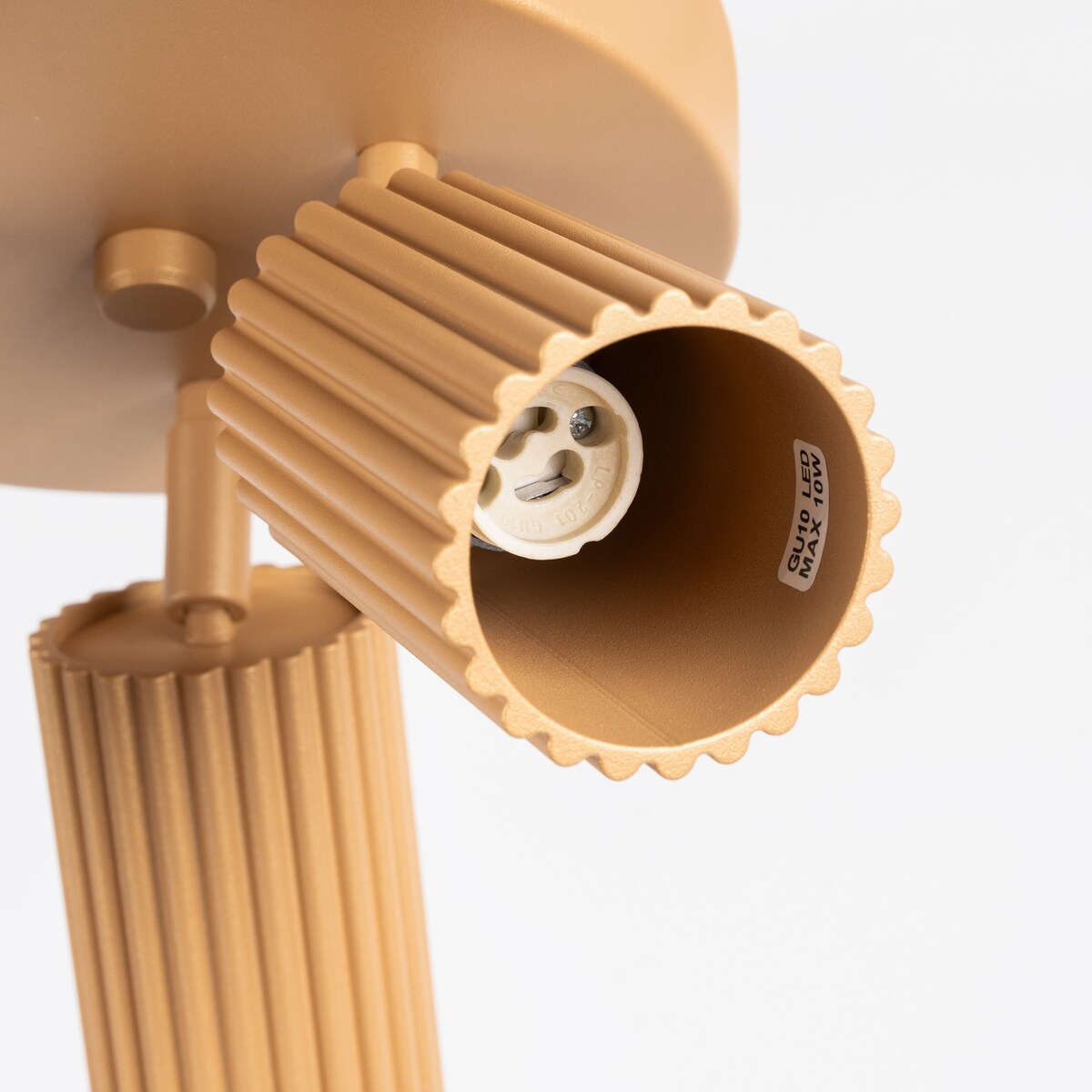 Plafon KARBON 3P złoty