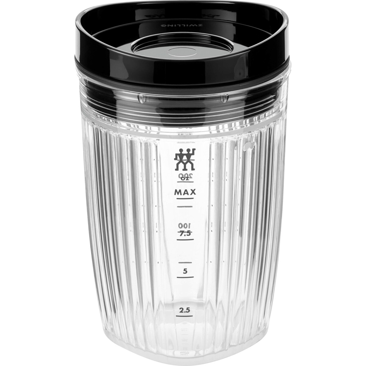 Bidon do blendera z pokrywką próżniową Zwilling Enfinigy - Czarny, 300 ml