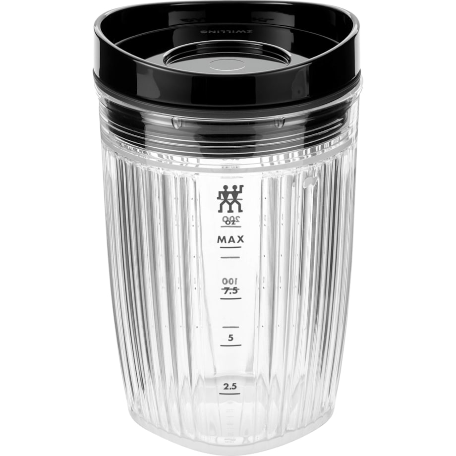 Bidon do blendera z pokrywką próżniową Zwilling Enfinigy - Czarny, 300 ml