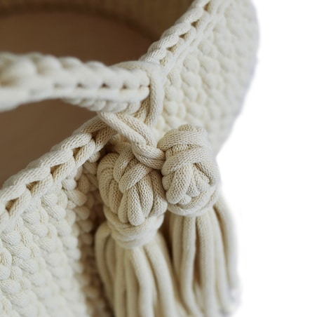 Kosz Mojżesza Happy Moses - Kremowy