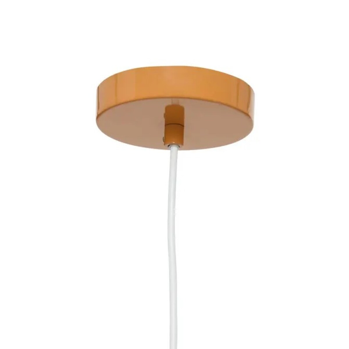 Lampa wisząca, metal+szkło, Patty, pomarańczowa