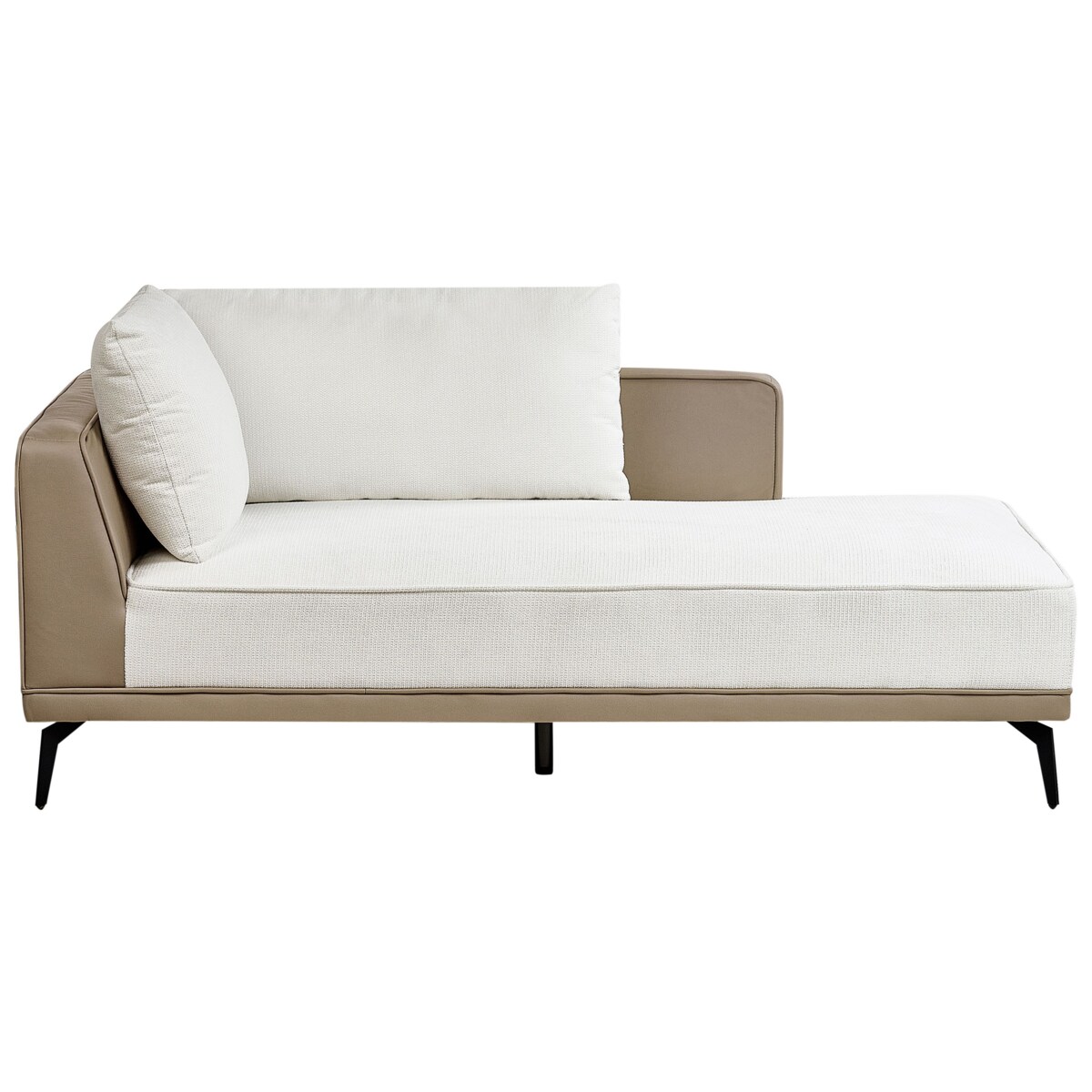 Narożnik modułowy lewostronny złamana biel MYKEN