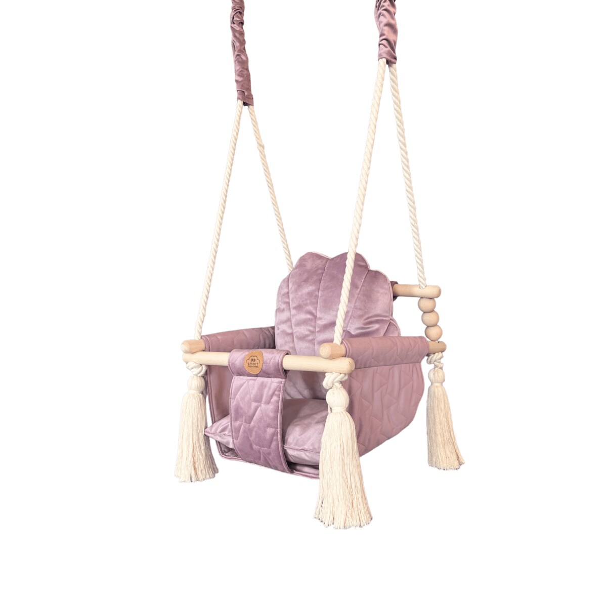 Huśtawka klasyczna - shell velvet wrzos