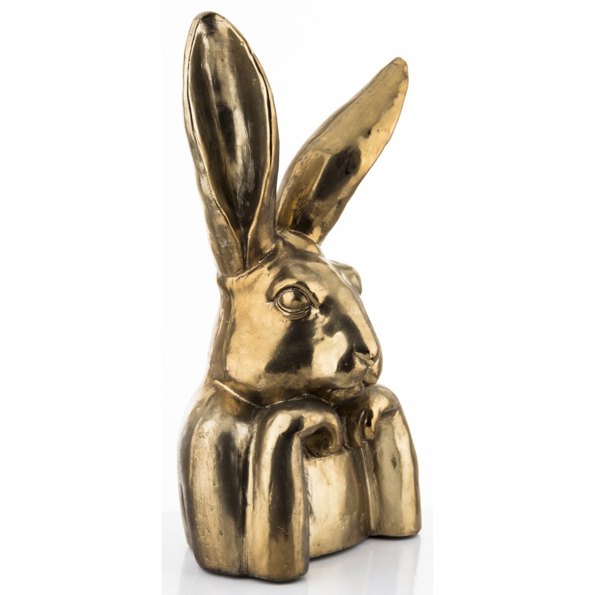 Figurka -popiersie królika 49x25x20 cm TORACE - III złoty