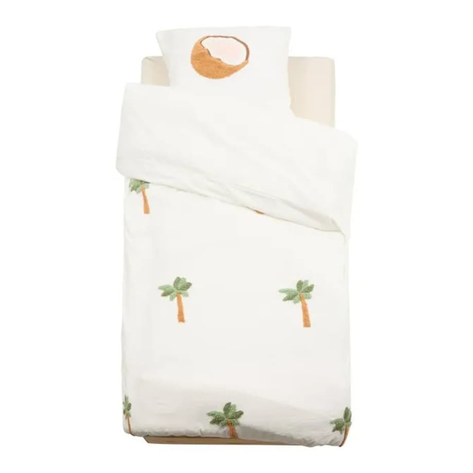 Komplet pościeli dziecięcej Coconut, biała, 200 x 140 cm