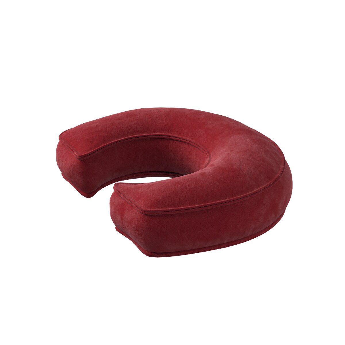 Poduszka literka C, intensywna czerwień, 30x40cm, Posh Velvet