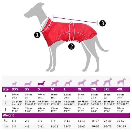 vidaXL Płaszcz przeciwdeszczowy dla psa z odblaskowymi paskami