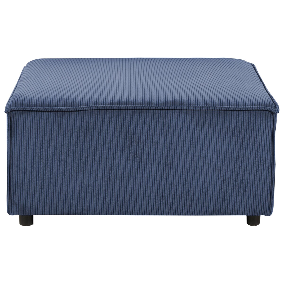 Otomana ARDAL Sztruks Ciemnoniebieski