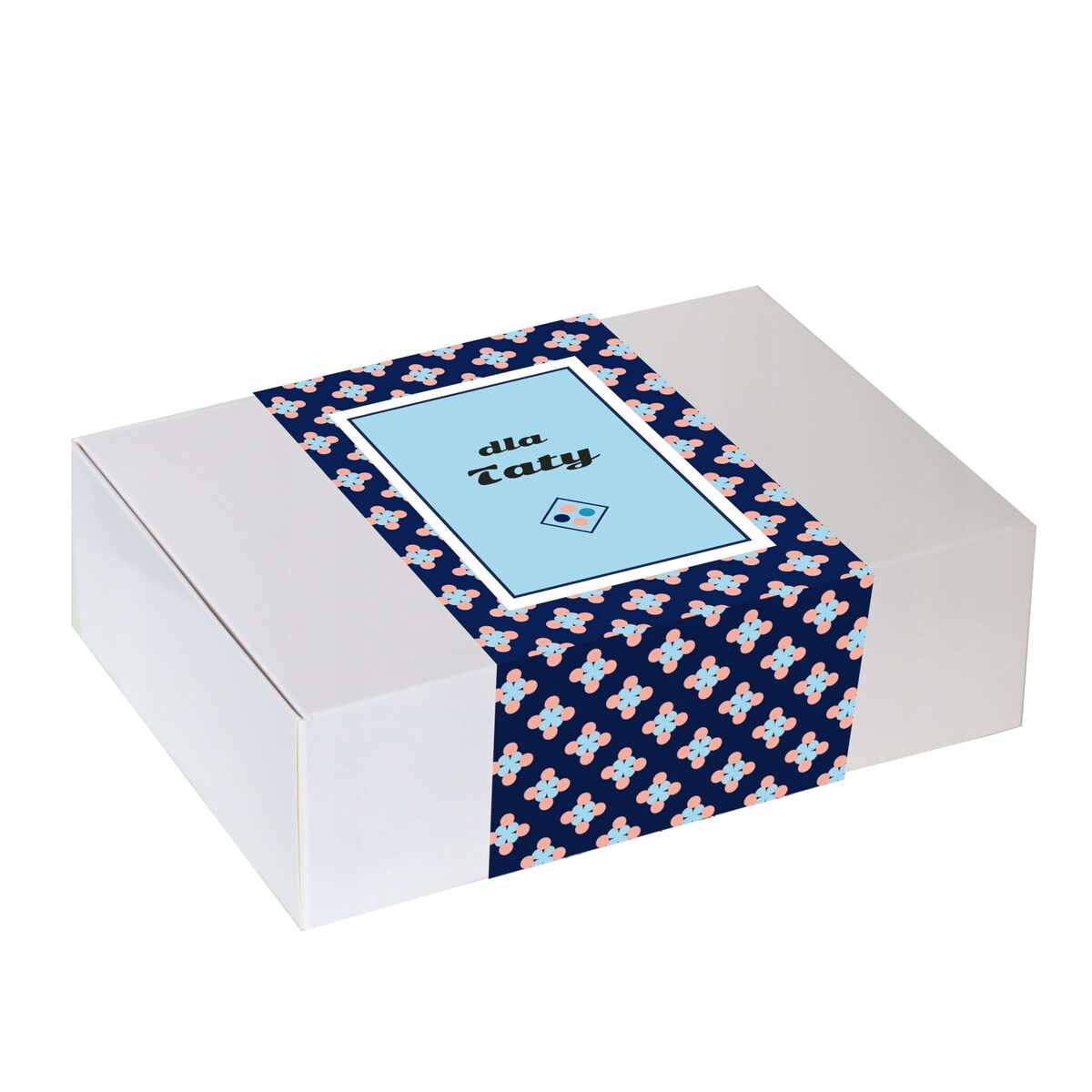 Elegancki duży Box prezentowy gift DLA TATY kawa + pomysłowe akcesoria