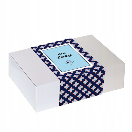 Elegancki duży Box prezentowy gift DLA TATY kawa + pomysłowe akcesoria