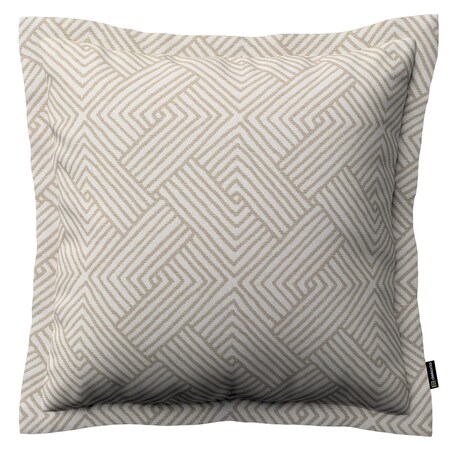Poszewka Mona na poduszkę 45x45 beżowo-kremowe geometryczne wzory