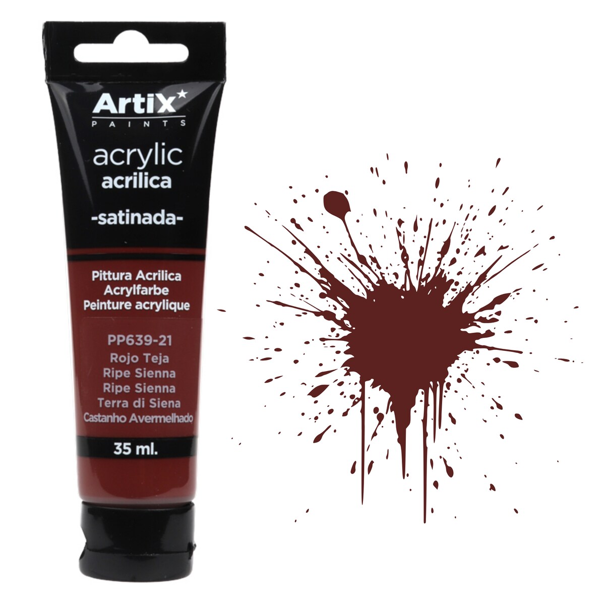 farba akrylowa ripe sienna artix pp639-21, 35ml