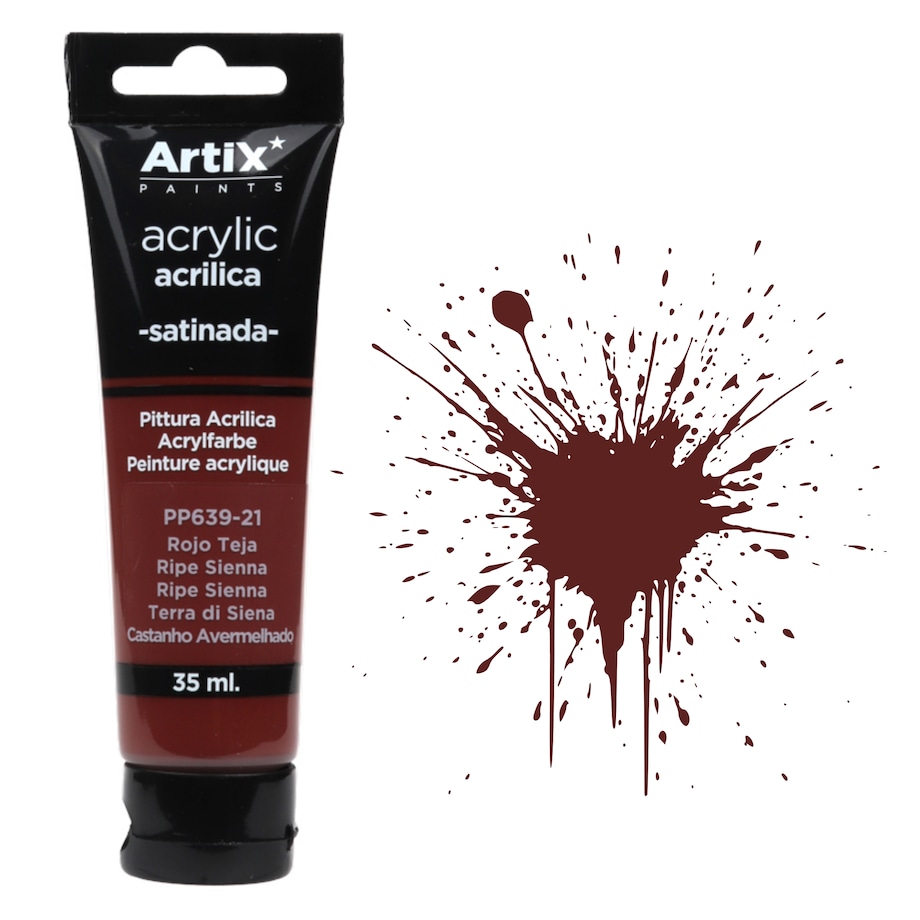 farba akrylowa ripe sienna artix pp639-21, 35ml