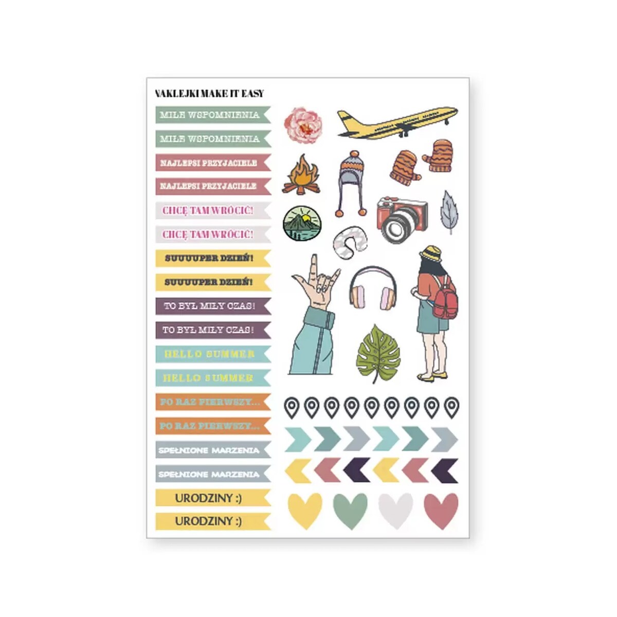 Naklejki Pełne Wspomnień