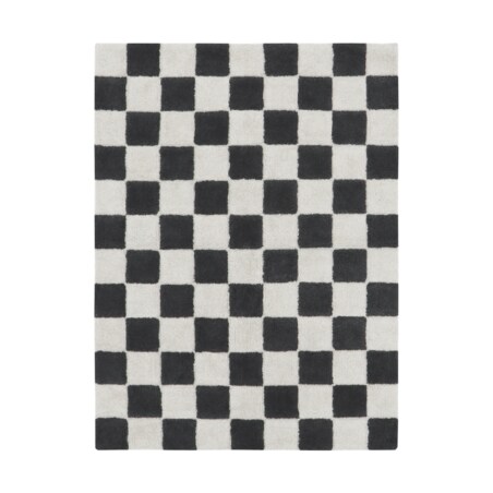 Dywan bawełniany Kitchen Tiles Dark Grey 120x160 cm Lorena Canals