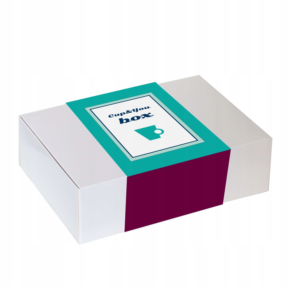 Elegancki BOX prezentowy zestaw herbat smakowych kubek z zaparzaczem YOGA