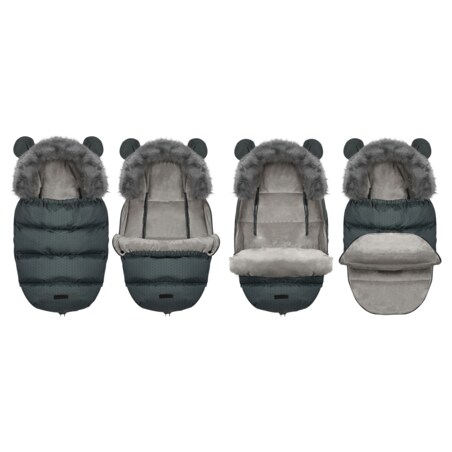 Śpiworek zimowy do wózka gondoli na sanki gruby Ricokids