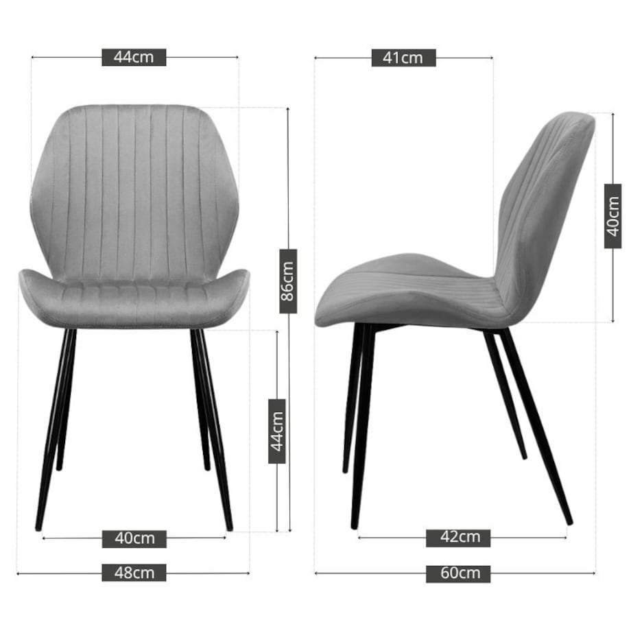 Krzesło tapicerowane welurowe pikowane do salonu jadalni velvet