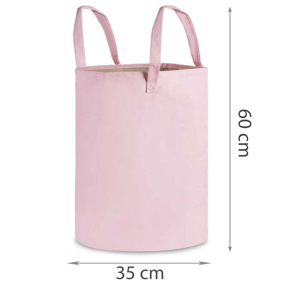 Kosz na zabawki akcesoria Nukido różowy