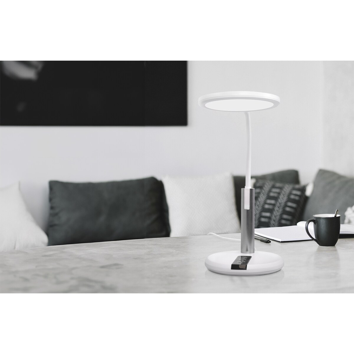 Lampka biurkowa K-BL1513A BIAŁY z serii ERIS