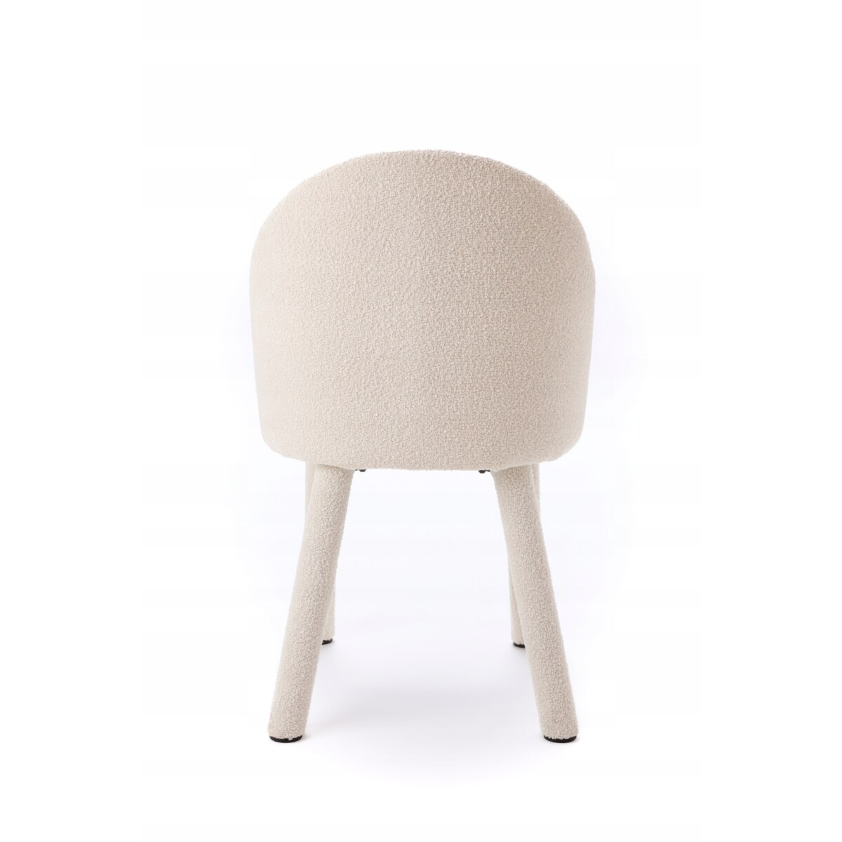 ZESTAW 2 SZTUK Krzesła MONTI Białe Tapicerowane Nowoczesne Do Jadalni