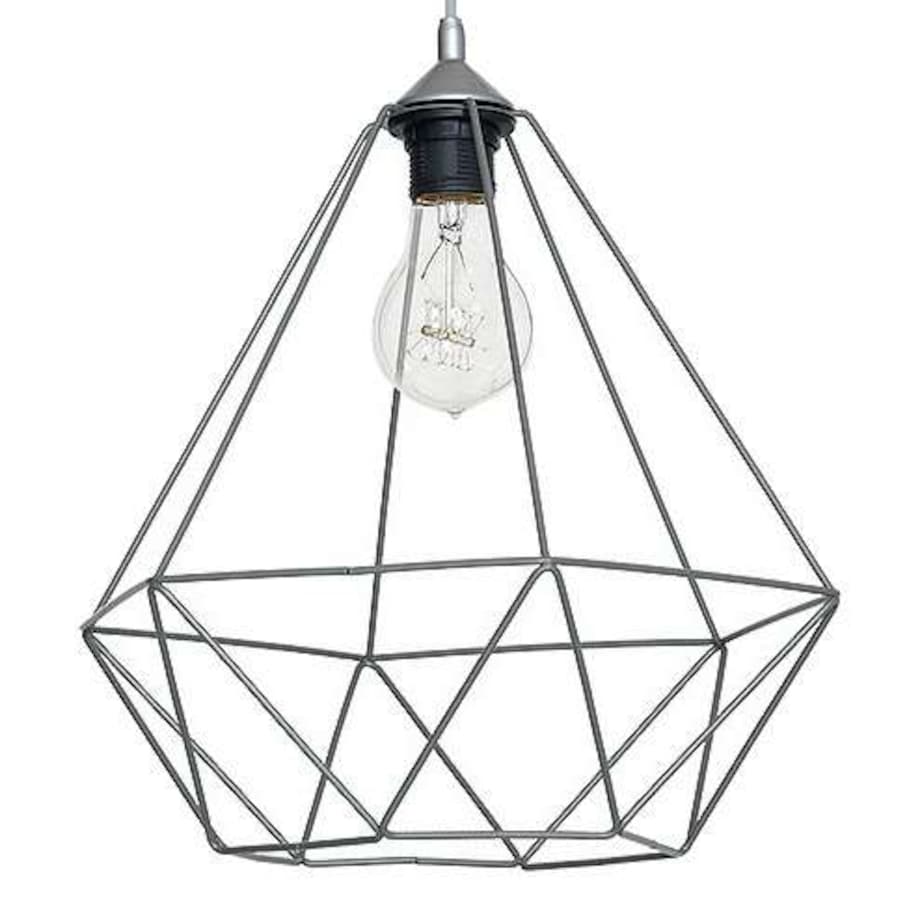 Druciana LAMPA wisząca BASKET 7214 Milagro metalowa OPRAWA zwis klatka loft czarna