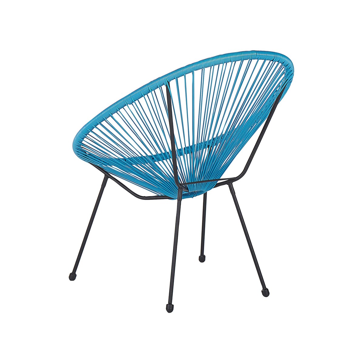 Krzesło z technorattanu niebieskie ACAPULCO II