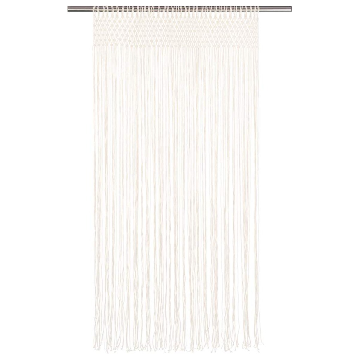 vidaXL Zasłona z makramy, 140 x 240 cm, bawełna