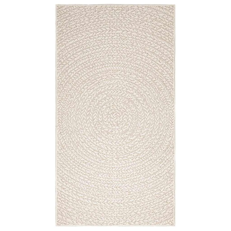 vidaXL Dywan "ZIZUR" kremowy Wygląd juty Do wewnątrz i na zewnątrz