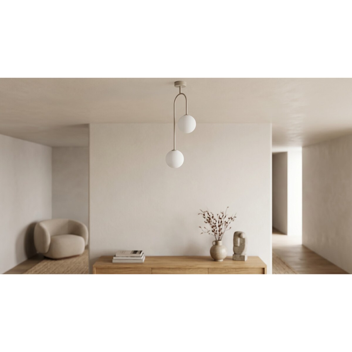 Lampa sufitowa K-6025 z serii PIKE