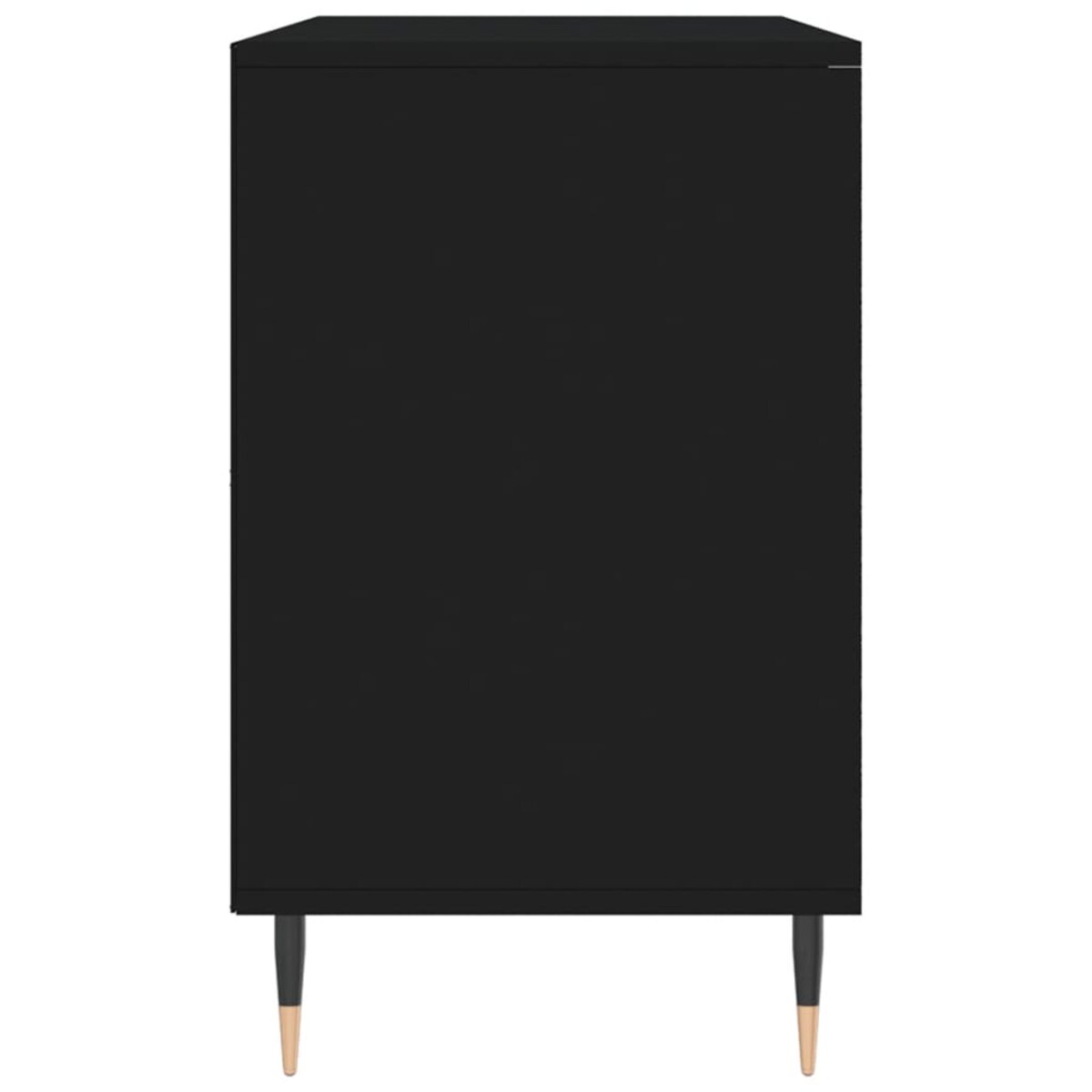 vidaXL Szafka na buty, czarna, 102x36x60 cm, materiał drewnopochodny