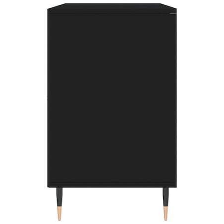 vidaXL Szafka na buty, czarna, 102x36x60 cm, materiał drewnopochodny