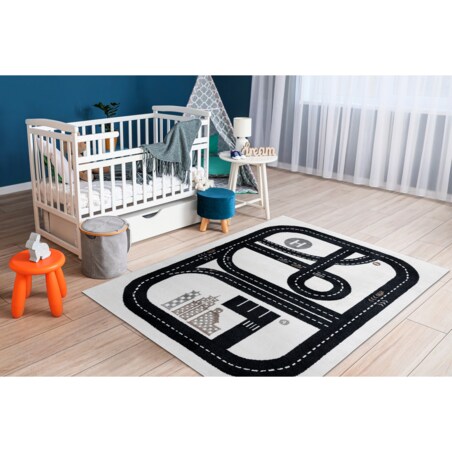 Dywan FUN Track dla dzieci, ulica, miasto 120x170 cm